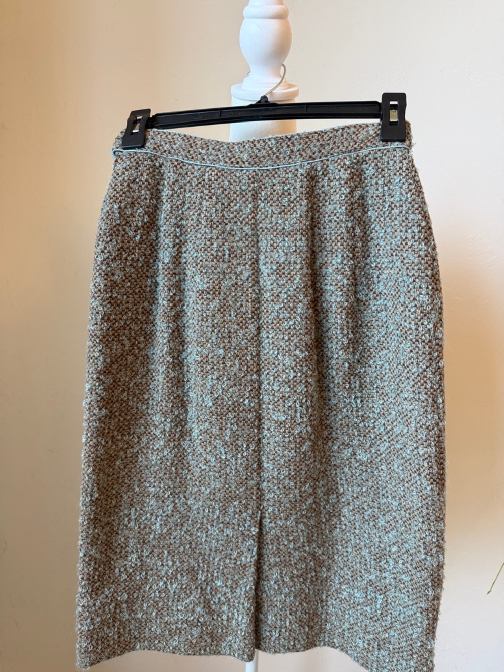Vintage Samuel Robert Tweed Bouclé Pencil Skirt - Picture 2 of 6